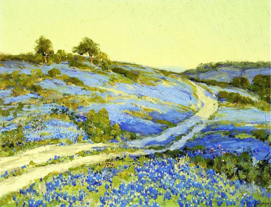 Bluebonnets, Late Afternoon by Julian Onderdonk