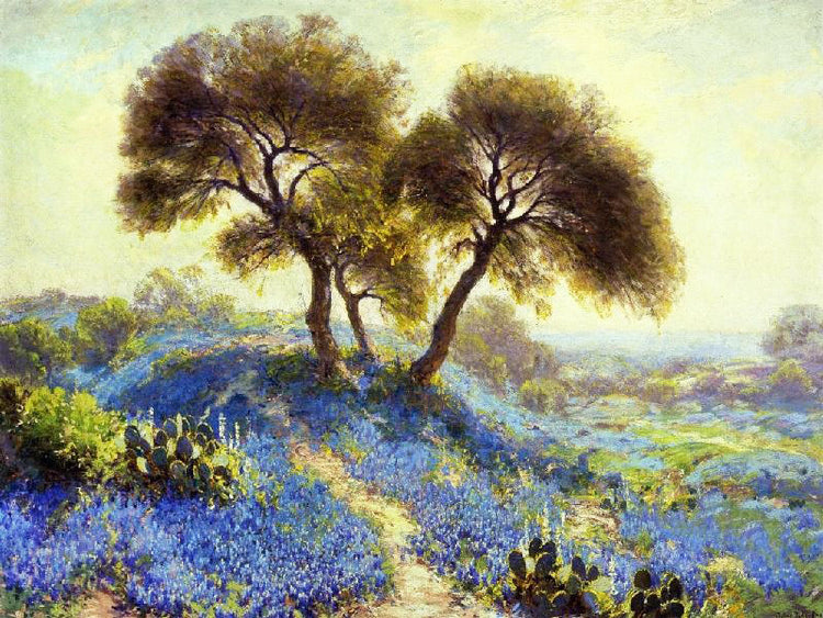 A Spring Morning, Bluebonnets, San Antonio by Julian Onderdonk