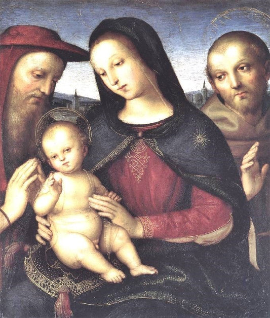 Madonna With Child And Saints by Raphael
