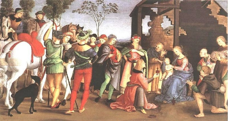 The Adoration Of The Magi, Oddi Altar by Raphael
