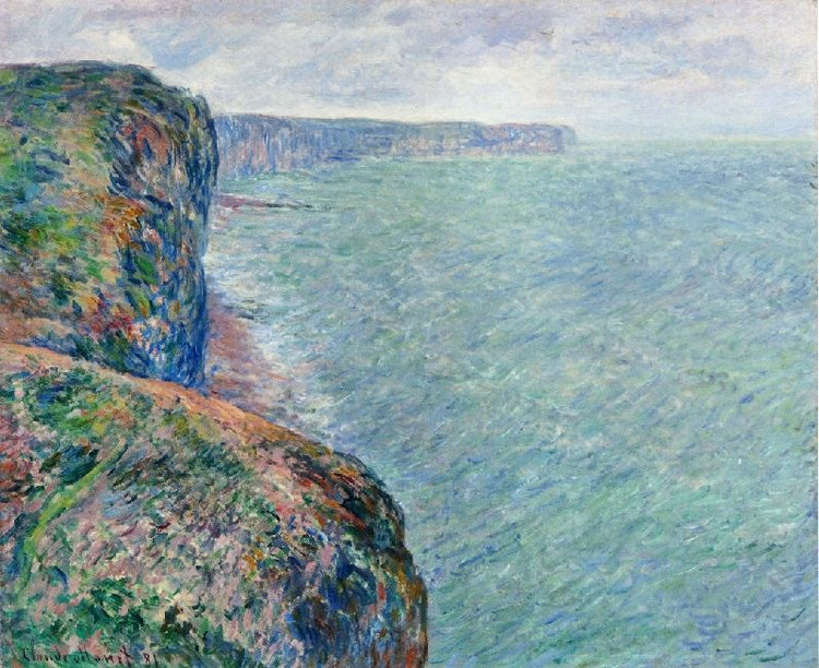 The Sea View Of Cliffs by Claude Oscar Monet