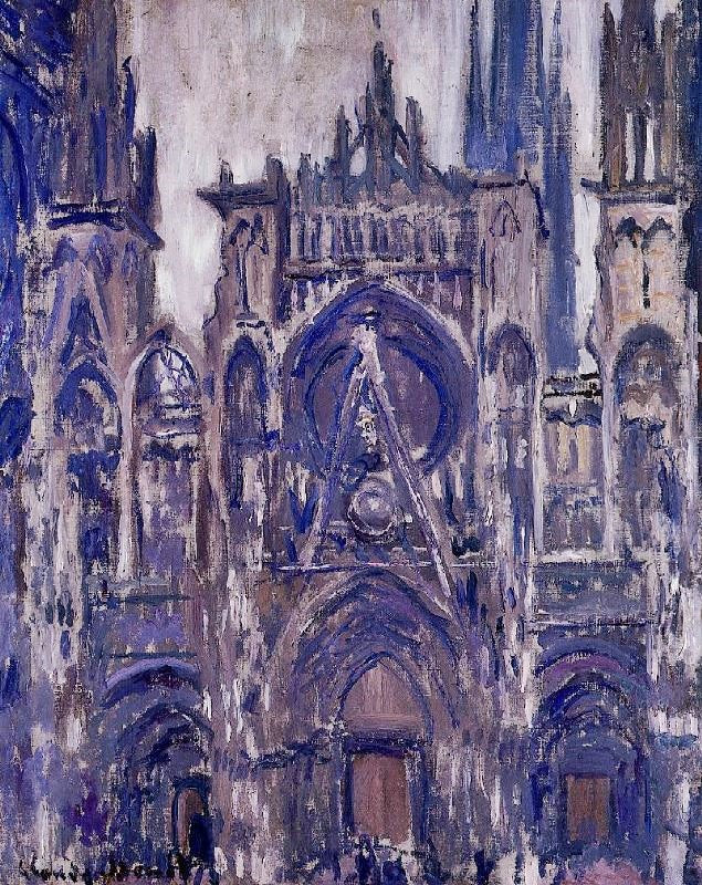 Study Of The Portal by Claude Oscar Monet