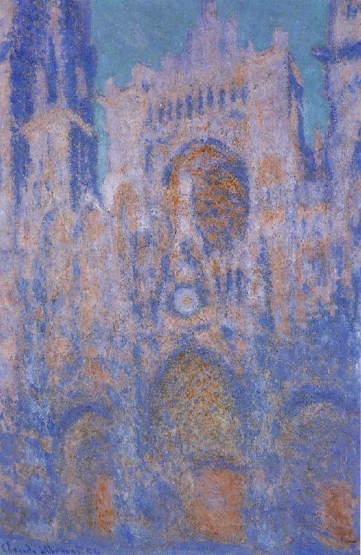 Rouen Cathedral, Symphony In Grey And Rose by Claude Oscar Monet