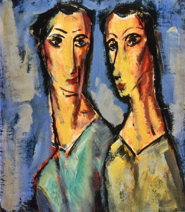 Two Heads by Alfred Henry Maurer