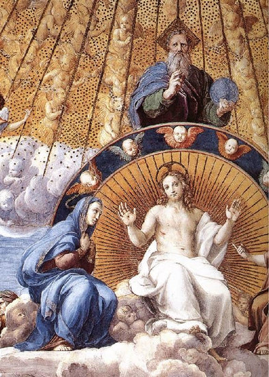 La Disputa, Detail 12, Stanza Della Segnatura by Raphael