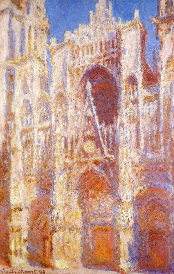 Rouen Cathedral, The Portal In The Sun by Claude Oscar Monet