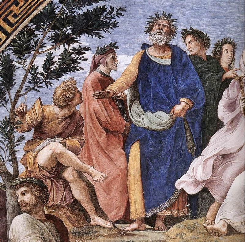THE PARNASSUS, DETAIL 1, STANZA DELLA SEGNATURA