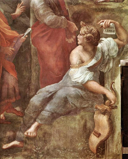 The Parnassus, Detail 5, Stanza Della Segnatura by Raphael