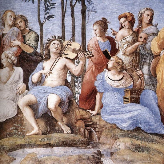 The Parnassus, Detail 10, Stanza Della Segnatura by Raphael