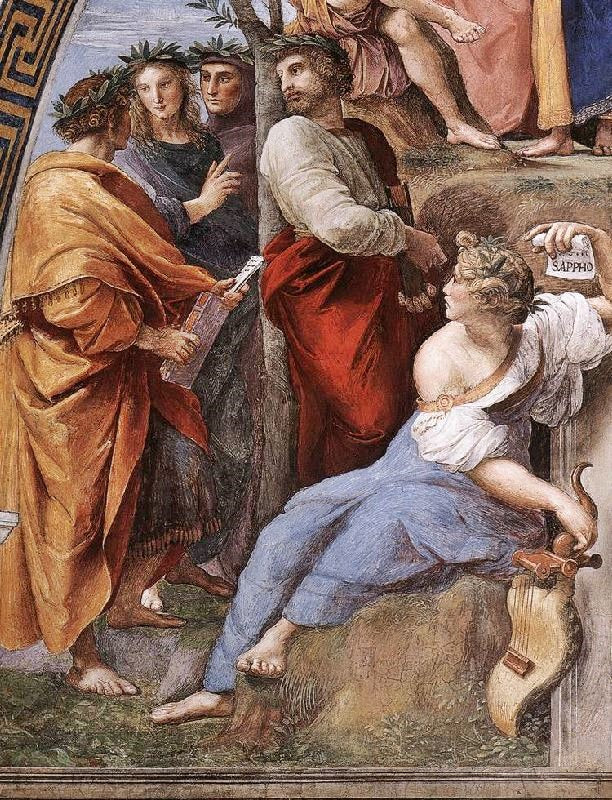 THE PARNASSUS, DETAIL 11, STANZA DELLA SEGNATURA