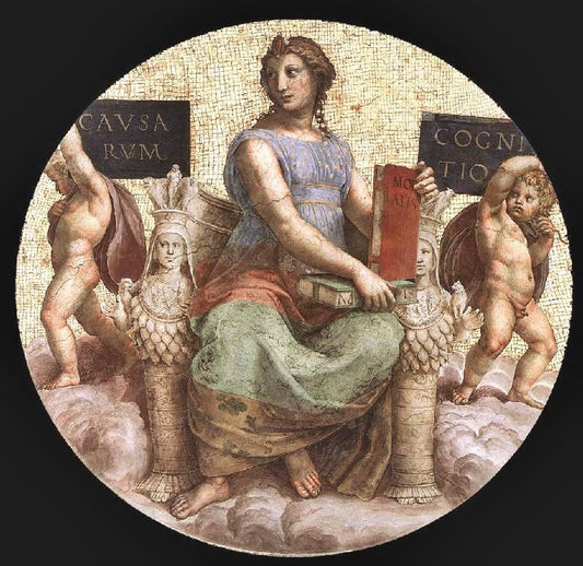 Philosophy, Ceiling Tondo, Stanza Della Segnatura by Raphael