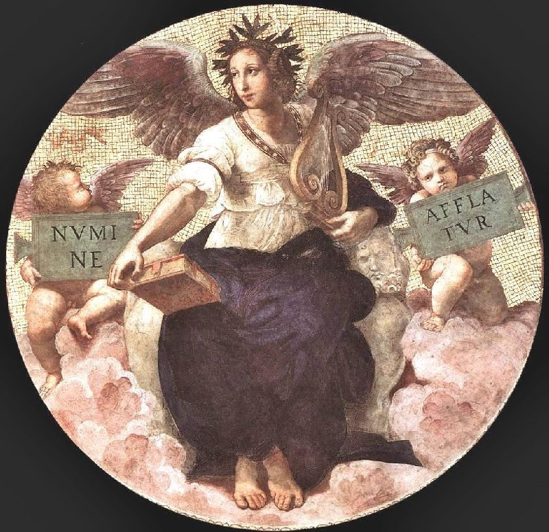 POETRY, CEILING TONDO, STANZA DELLA SEGNATURA