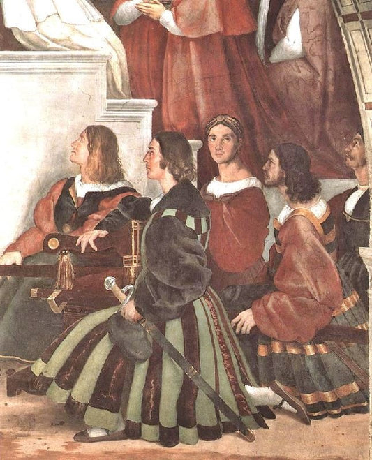 The Mass At Bolsena, Detail 2, Stanza Di Eliodoro by Raphael