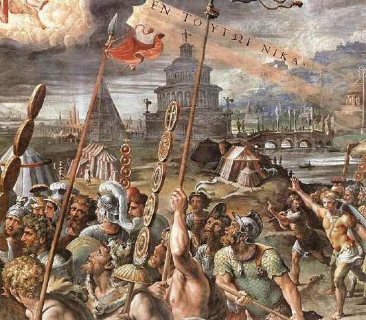 Vision Of The Cross, Detail, Stanza Di Constantino by Raphael