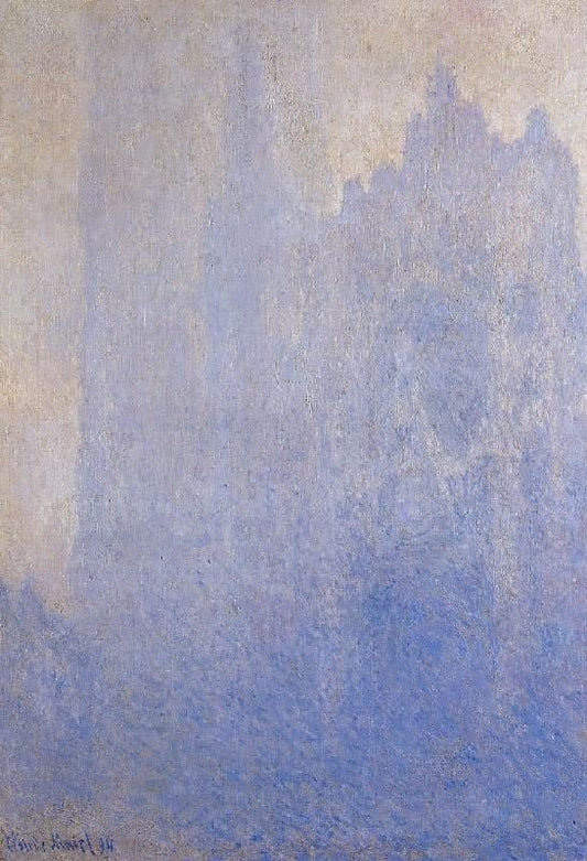 Rouen Cathedral In The Fog by Claude Oscar Monet
