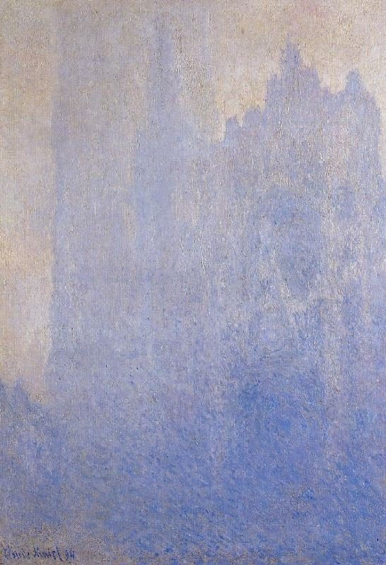 Rouen Cathedral In The Fog by Claude Oscar Monet