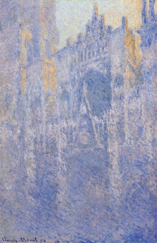 Rouen Cathedral, The Portal, Morning Fog by Claude Oscar Monet
