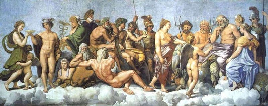 Psyche Received On Olympus, Villa Farnesina, Rome by Raphael
