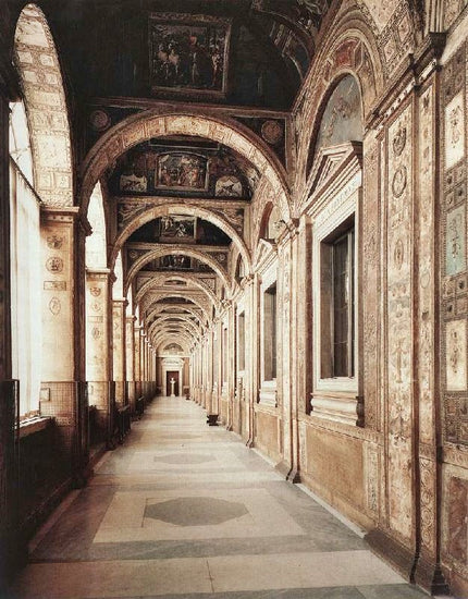Loggia Of Pope Leo X, Second Floor, Palazzi Pontifici, Vatican by Raphael