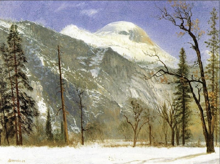 Winter In Yosemite Valley by Albert Bierstadt