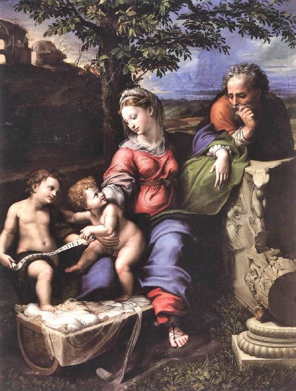 HOLY FAMILY BELOW THE OAK