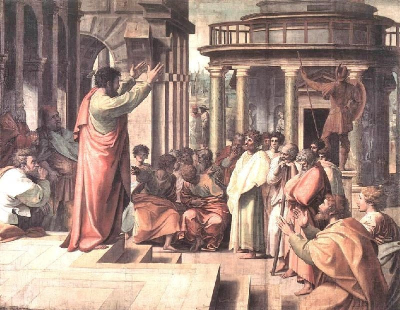 ST PAUL PREACHING IN ATHENS