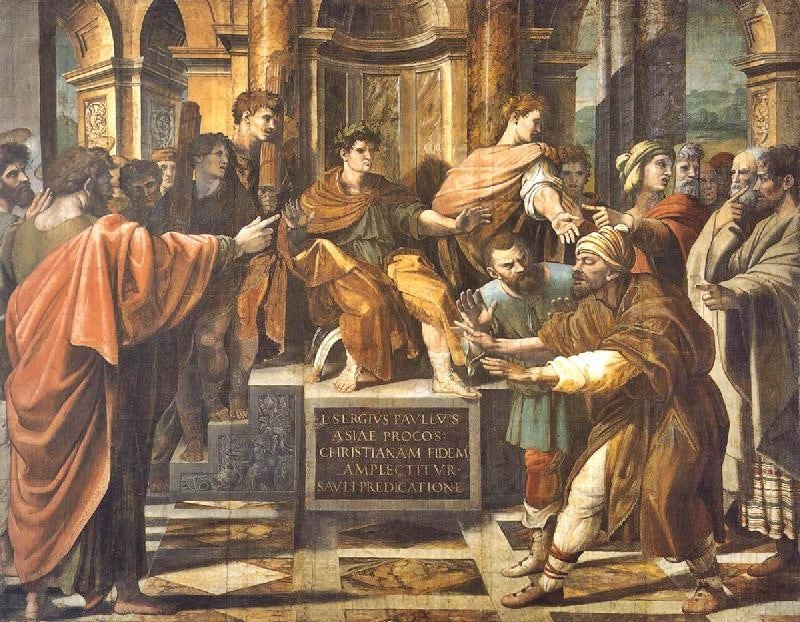 ST PAUL BEFORE THE PROCONSUL