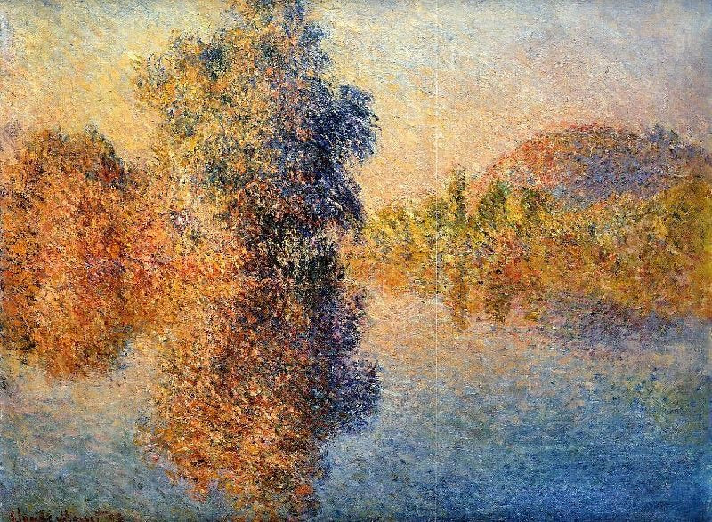 Morning On The Seine by Claude Oscar Monet