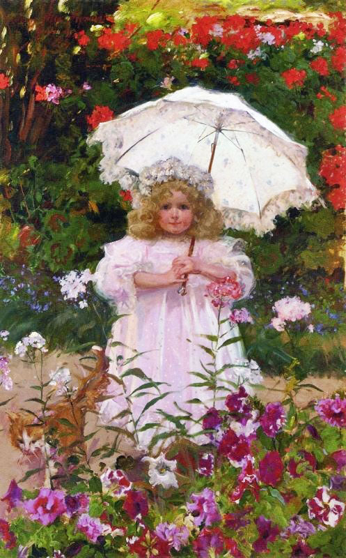 Portrait Of Berthe Helene Macmonnies by Mary Fairchild MacMonnies