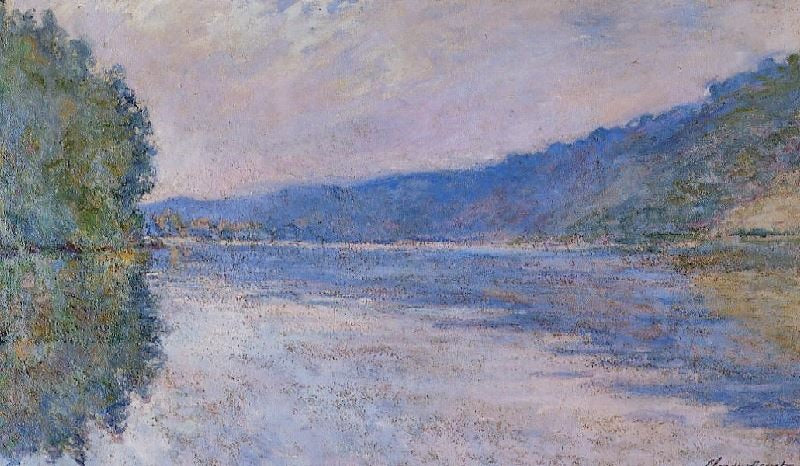 The Seine At Port-Villez by Claude Oscar Monet