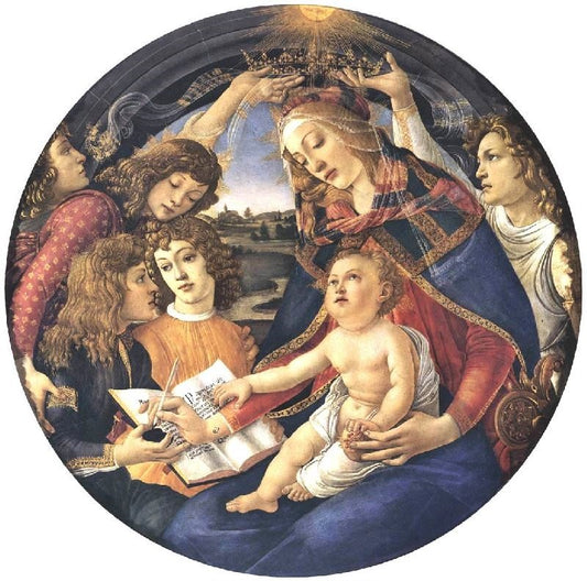 Madonna Of The Magnificat, Madonna Del Magnificat by Sandro Botticelli
