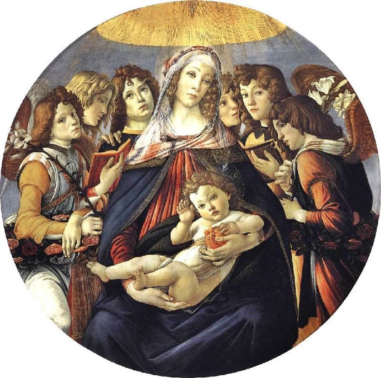 Madonna Of The Pomegranate, Madonna Della Melagrana by Sandro Botticelli