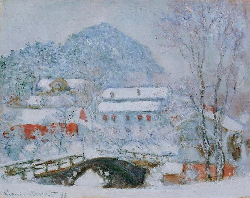 SANDVIKEN VILLAGE IN THE SNOW