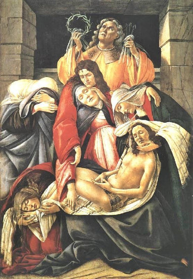 Lamentation Over The Dead Christ by Sandro Botticelli
