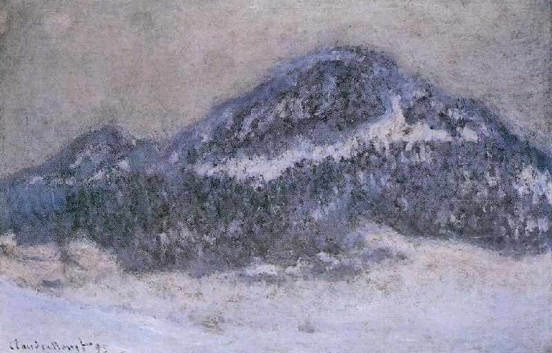 Mount Kolsaas In Misty Weather by Claude Oscar Monet