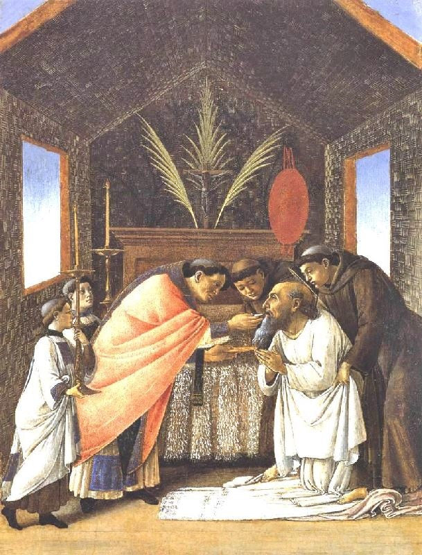 Last Communion Of St Jerome by Sandro Botticelli