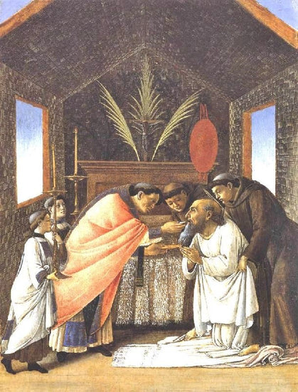 Last Communion Of St Jerome by Sandro Botticelli