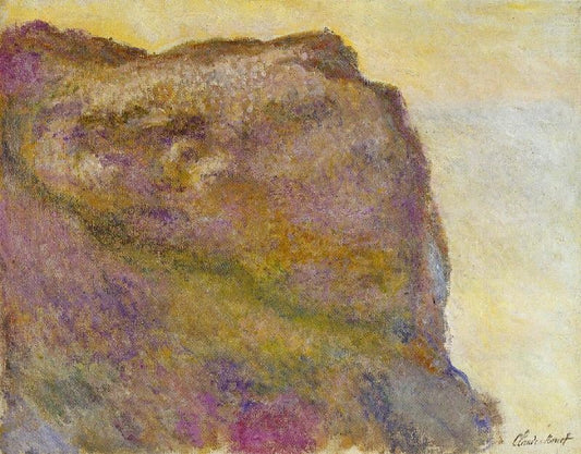 On The Cliff At Petit Ailly by Claude Oscar Monet