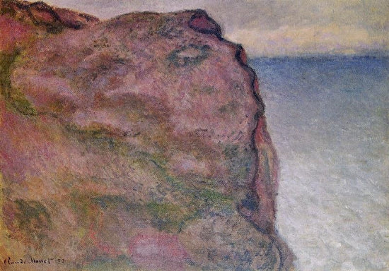 Cliff At Petit Ailly, At Varengeville by Claude Oscar Monet