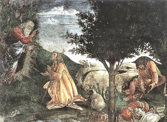 The Trials And Calling Of Moses, Detail 3 by Sandro Botticelli