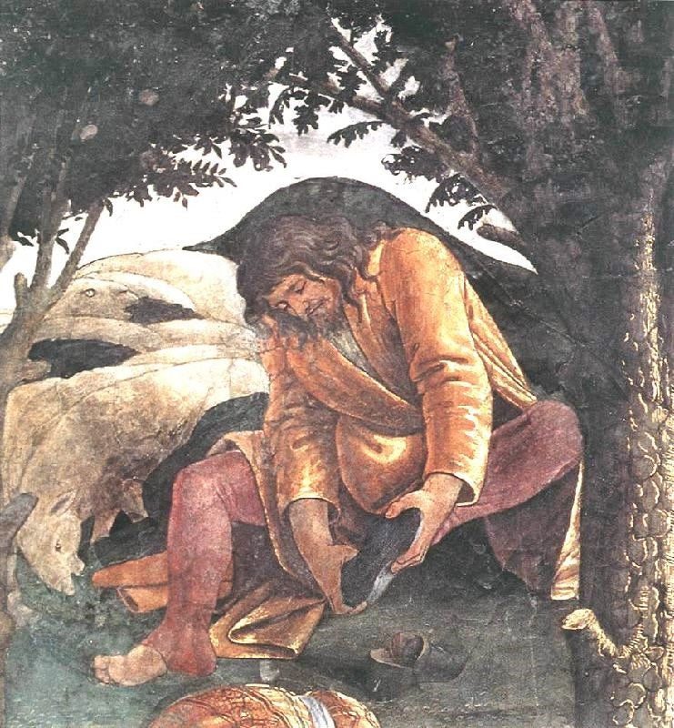The Trials And Calling Of Moses, Detail 4 by Sandro Botticelli