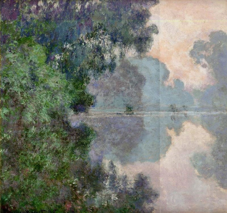 Morning On The Seine, Near Giverny by Claude Oscar Monet