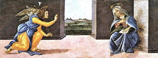 Annunciation, San Marco Altarpiece by Sandro Botticelli