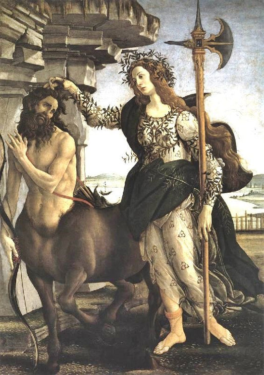 Pallas And The Centaur by Sandro Botticelli