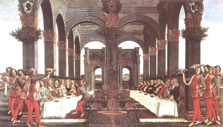 The Story Of Nastagio Degli Onesti, Forth Episode by Sandro Botticelli