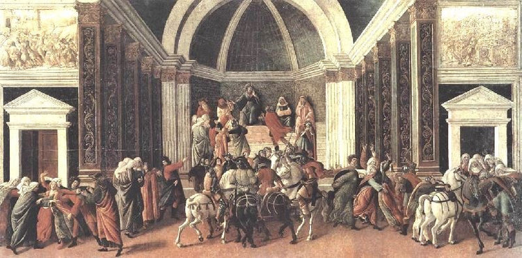 The Story Of Virginia by Sandro Botticelli