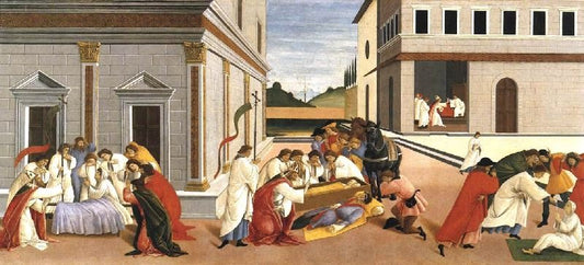 Three Miracles Of St Zenobius by Sandro Botticelli