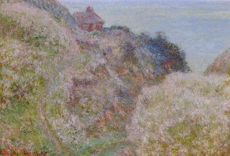 The Gorge Du Petit Ailly, Verengeville, Grey Weather by Claude Oscar Monet