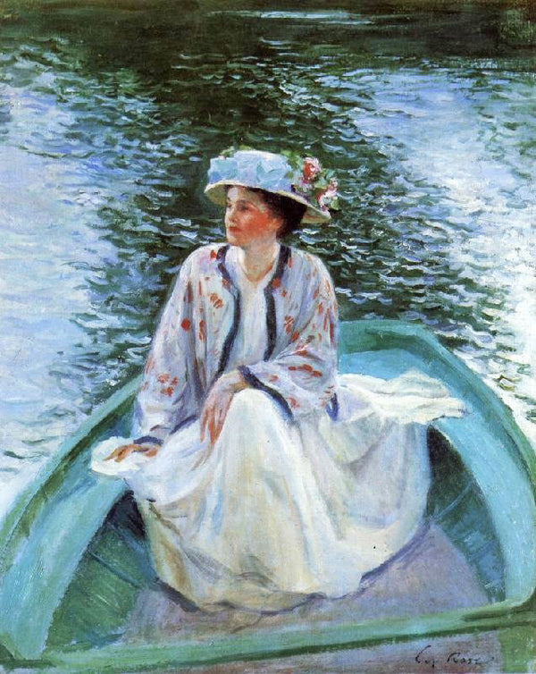 On The River’S Edge by Guy Orlando Rose