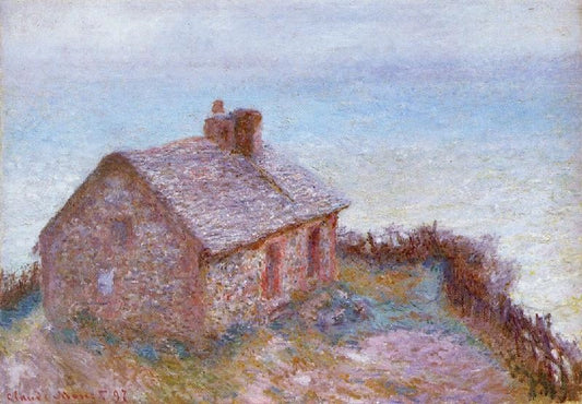 Customs House At Varengeville by Claude Oscar Monet